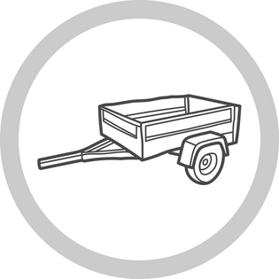 Anssems bagagewagen GTB750 VT1 211x126x83cm