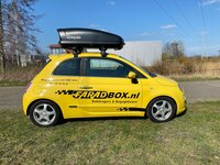 Dakkoffer 400 liter Koral N23 zwart mat