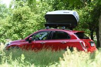 Dakkoffer 400 liter Koral N23 zilver hoogglans