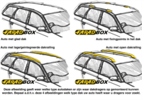 Dakdragers Skoda Roomster 2007-2015 open dakrailing HX1STL100