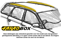 Dakdragers Skoda Roomster 2007-2015 open dakrailing HX1ALU100