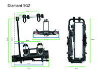 Pro-User Fietsdrager | Diamant SG2 | 60kg laadvermogen 