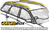 Dakdragers Volvo XC90 2003-2014 open dakrailing 80-80BLK-HX1