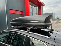 Dakkoffer 480 liter KORAL N20 zwart mat