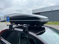 Dakkoffer 400 liter Koral N19 mat zwart 