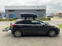 Dakkoffer 400 liter Koral N19 mat zwart 