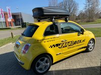 Fiat 500 | N22 340 liter | Mat zwart | Model Dory