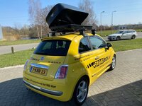 Fiat 500 | N22 340 liter | Mat zwart | Model Dory
