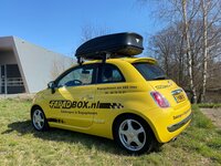 Fiat 500 | N22 340 liter | Mat zwart | Model Dory