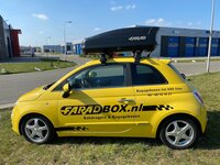 Fiat 500 | N23 400 liter | Mat zwart | Model Koral
