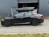 Hond Civic | N21 630 liter | Hoogglans zwart | Model Koral