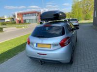 Peugeot 208 | N18 430 liter | Mat zwart | Model Crub
