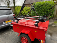 Aanhangwagen |3x Pesio fietsendragers | Luxe dakdragers aluminium