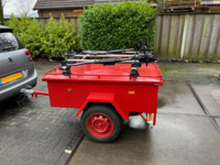Aanhangwagen |3x Pesio fietsendragers | Luxe dakdragers aluminium
