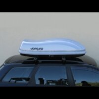 Dakkoffer 400 liter MARLIN N8 zilver hoogglans