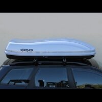 Dakkoffer 680 liter MARLIN N7 zilver hoogglans