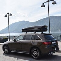 Dakkoffer 630 liter KORAL N21 zwart glans