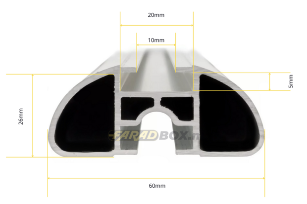 Dakdragers Ford Mondeo SW 2015 t/m 2022 LX2ALU110