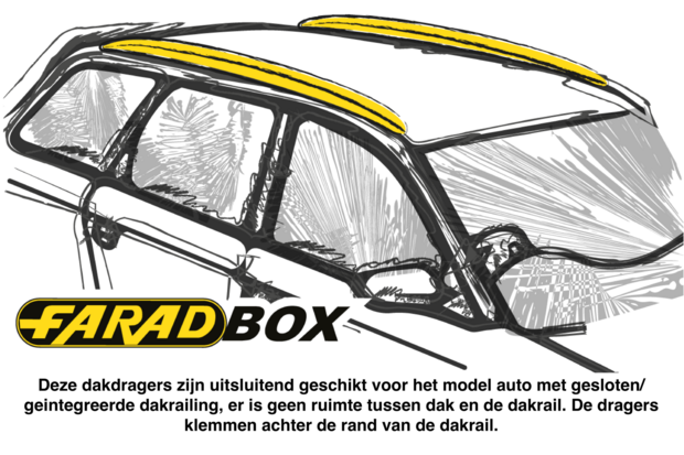 Dakdragers Staal Beamar 5 120cm Ford Mondeo SW 2015 t/m 2022