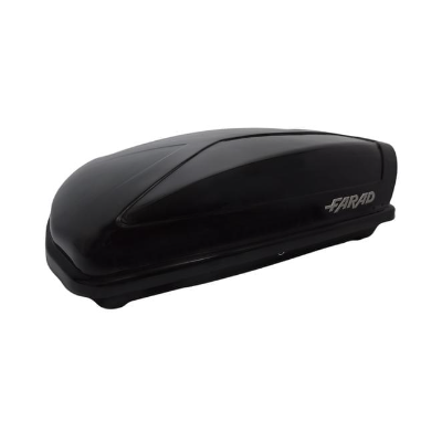 Dakkoffer N23 400 liter hoogglans zwart