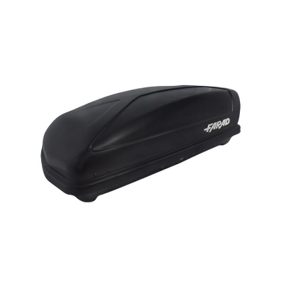 Dakkoffer 400 liter Koral N23 zwart mat