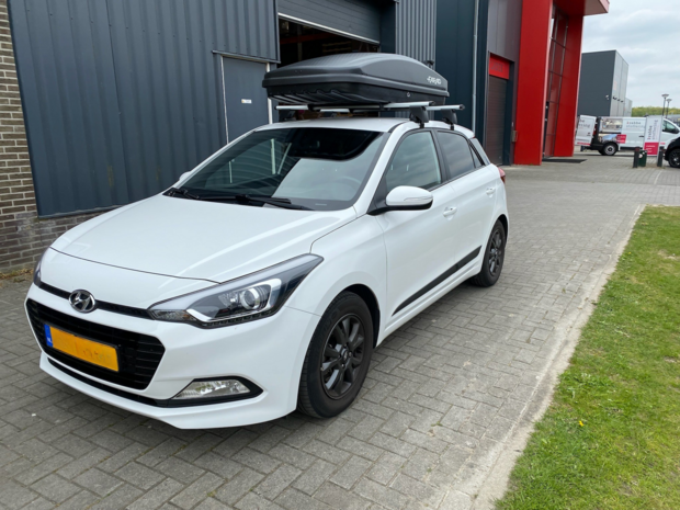 Hyundai i20 | N18 430 liter | Mat zwart | Model Crub