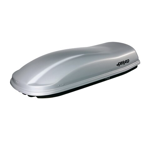 Dakkoffer 400 liter MARLIN N8 zilver hoogglans