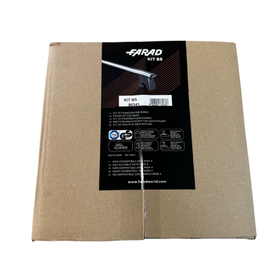 BS-kit voor een auto met glad dak