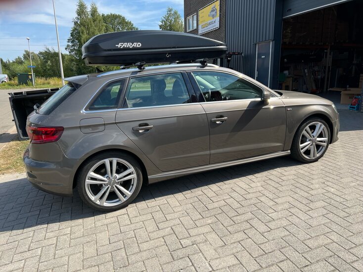 Audi A3 Sportback | N18 430 liter | Mat zwart | Model Crub