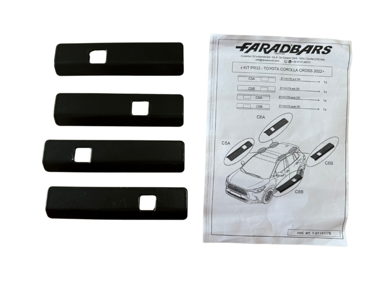 Afdekkap set Toyota Corolla Cross