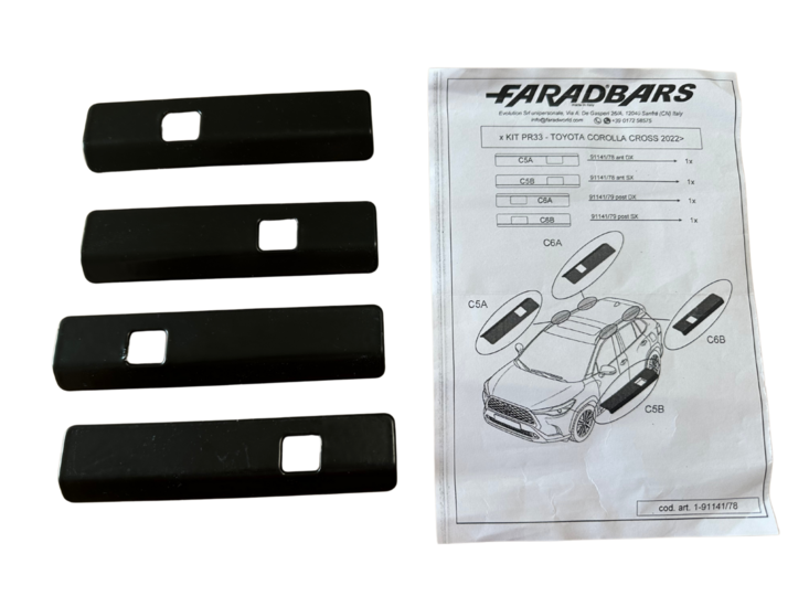 Afdekkap set Toyota Corolla Cross