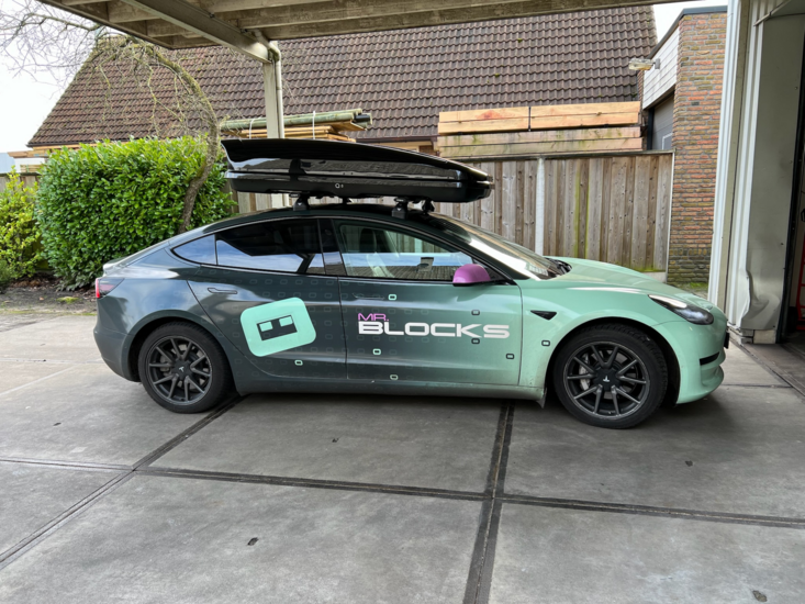 Tesla Model 3 | N21 630 liter | Hoogglans zwart | Model Koral