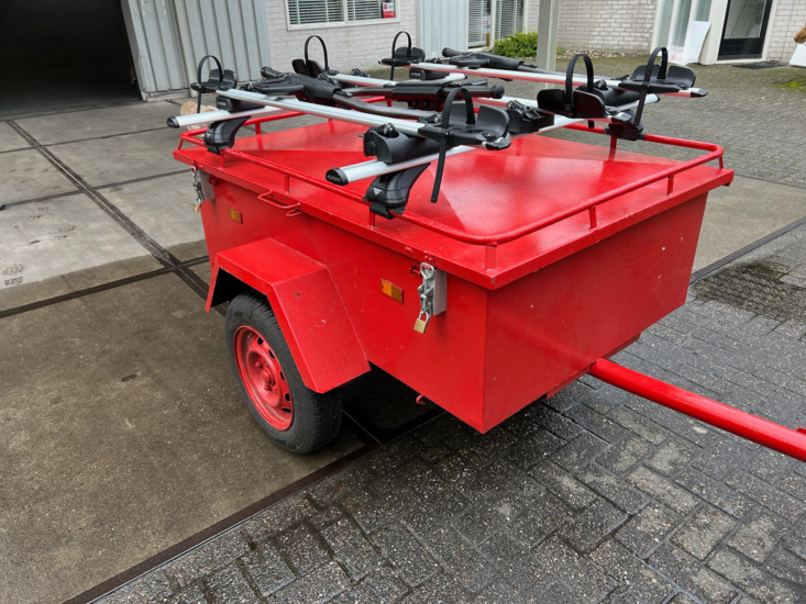 Aanhangwagen |3x Pesio fietsendragers | Luxe dakdragers aluminium