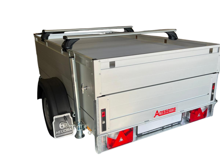 Dakdragers geschikt voor Anssems bagagewagen GT500 181x101x48cm HX1ALU110AS