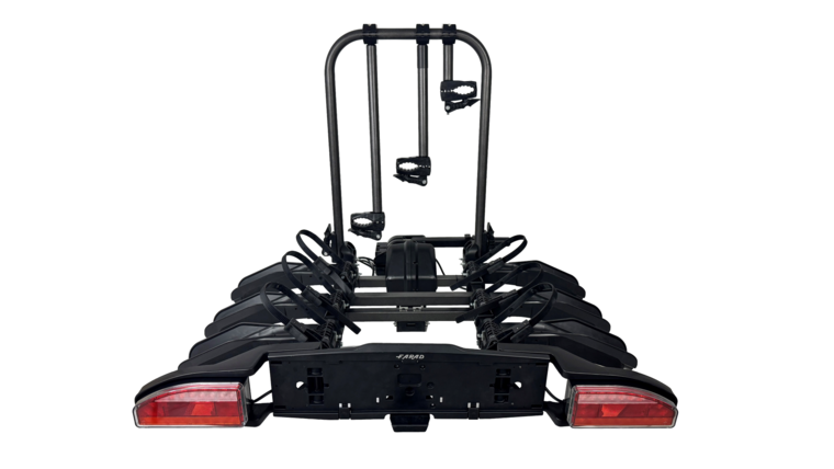 Susa Pro Fietsdrager | Geschikt voor 3 fietsen | Voor op de trekhaak | Merk Farad | 60kg laadvermogen