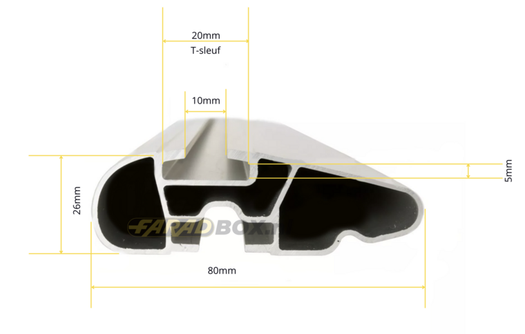Dakdragers Cupra Raval vanaf 2026 zonder dakrail BS232ALU130AS