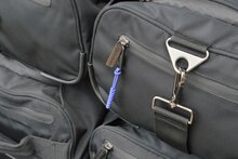 Bagage label set rits puller