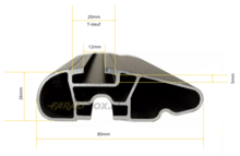 Dakdragers Cupra Raval vanaf 2026 zonder dakrail BS232ALU130AB
