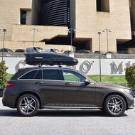 Dakkoffer 630 liter KORAL N21 zwart mat