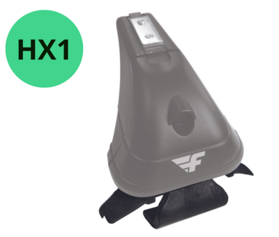 HX1-kit voor een auto met een open dakrailing