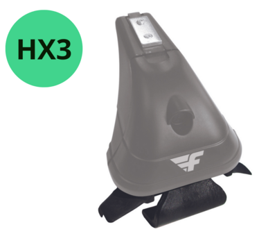 HX3-kit voor een auto met een open dakrailing